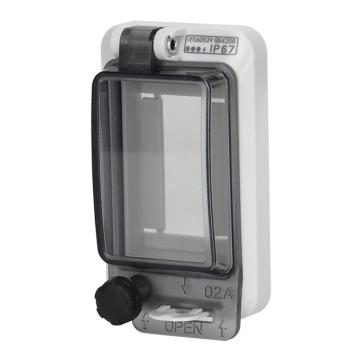 倍港 防水窗口罩断路器开关可视窗口仪表观察窗，SIN0402A 2回路带锁孔 售卖规格：1个