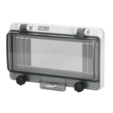 倍港 防水窗口罩断路器开关可视窗口仪表观察窗，SIN0408A 8回路带锁孔 售卖规格：1个