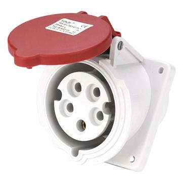 倍港 第三代暗装工业倾斜插座，SIN1500 IP44-32A5芯 售卖规格：1个