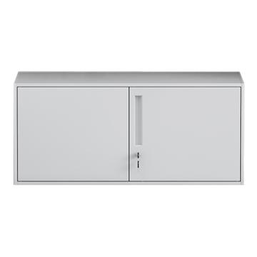 初嘉 文件柜矮柜窄边办公资料柜拆装档案柜书柜带锁铁皮储物柜 纯白顶柜，WJGT-027 400*900*400/0.7mm 售卖规格：1个