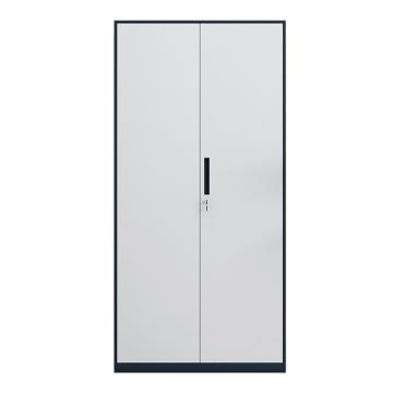 初嘉 钢制文件柜窄边资料柜拆装档案柜带锁储物柜灰白套铁门文件柜，WJGT-005 1850*900*400/0.7mm 售卖规格：1个