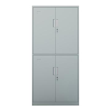 初嘉 文件柜办公档案柜铁皮资料柜钢制储物柜通双节文件柜，WJG-4 850*390*1800/0.5mm 售卖规格：1个