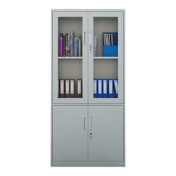 初嘉 文件柜办公档案柜铁皮资料柜钢制储物柜大器械文件柜，WJG-2 850*390*1800/0.5mm 售卖规格：1个