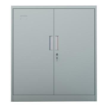 初嘉 文件柜 钢制铁皮柜 办公柜资料柜档案柜子 铁门对开矮柜，CJ_ZWJG011 950*850*390/0.6mm 售卖规格：1个