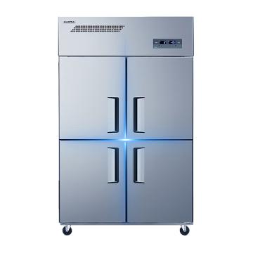 澳柯玛 立式四门双温商用冰箱，VCF-900HT ，容积900L，直冷 售卖规格：1台