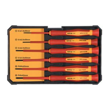 易尔拓/YATO 6件套VDE精密螺丝批组套，YT-28283 售卖规格：1套