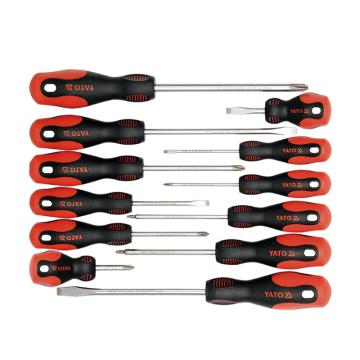 易尔拓/YATO 双色柄螺丝批组套，YT-2787 售卖规格：1套