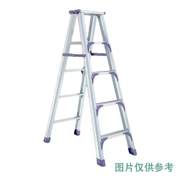 Raxwell 加固加厚铝合金双侧人字梯，RMLT0010 载重150kg，9阶，梯高2.7m 售卖规格：1台