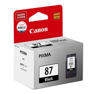 佳能/Canon 黑色墨盒， （适用E568）PG-87，PG-87 售卖规格：1个