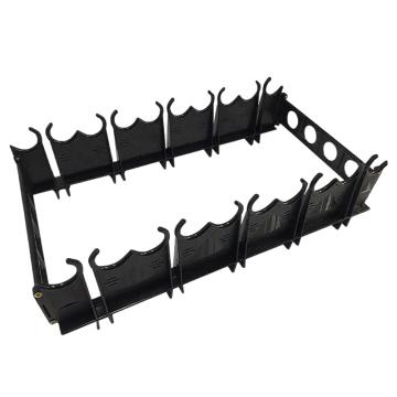 安赛瑞 防暴盾牌支架，EA101375 34*26.5*27cm PC合金黑色 售卖规格：1个