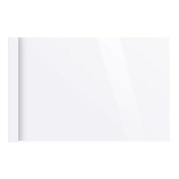 力晴 白色横版热熔装订封套，2MM 白色 售卖规格：10包/包