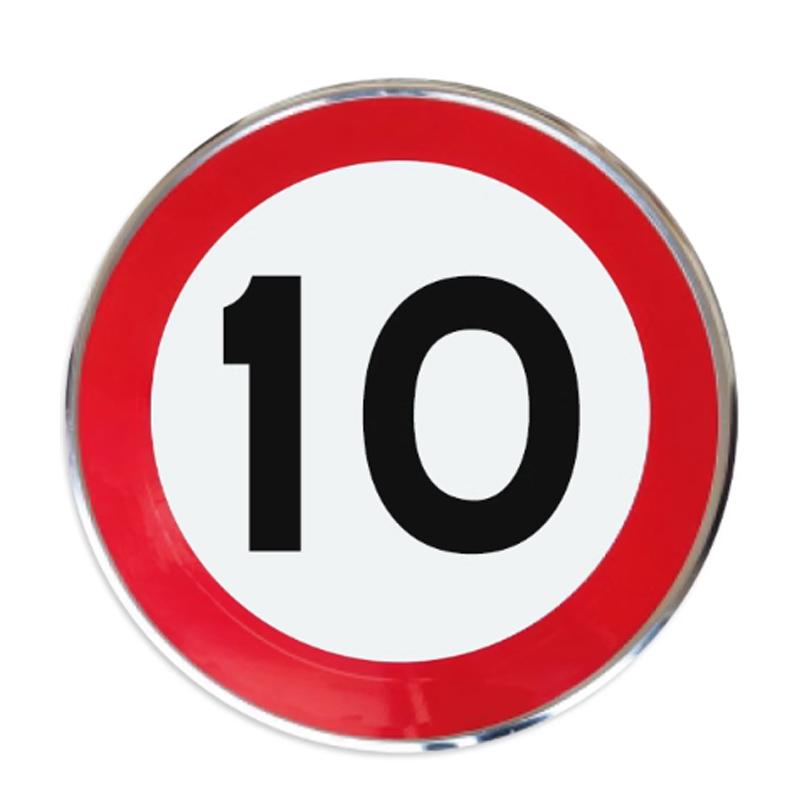月桐 交通安全标识，YT-XJBS63 限速10公里 圆形φ600mm 送抱箍螺丝 售卖规格：1个