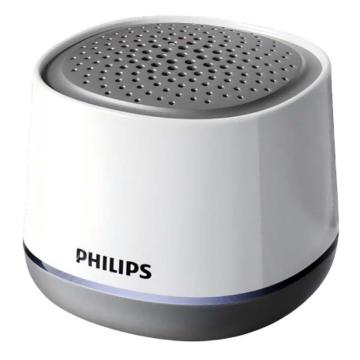 飞利浦/PHILIPS 蓝牙音箱，TAS1009 白色 说明书*1、保修卡*1、充电线*1 售卖规格：1个