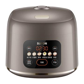 苏泊尔/SUPOR 豪华智能电饭煲，SF40FC3035 颜色流沙棕,重3.8kg,容量4L,电压220V~50Hz 售卖规格：1台