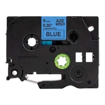 功成狮 标签色带，AZE-521GCDY0195 宽度9mm 蓝底黑字，适用于兄弟ＴＺ系列标签机 售卖规格：1卷