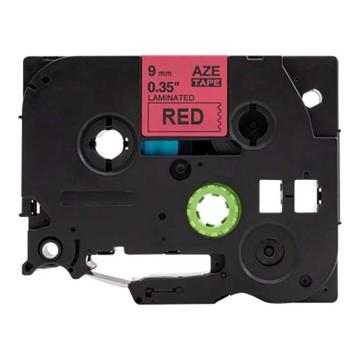 功成狮 标签色带，AZE-421GCDY0194 宽度9mm 红底黑字，适用于兄弟ＴＺ系列标签机 售卖规格：1卷