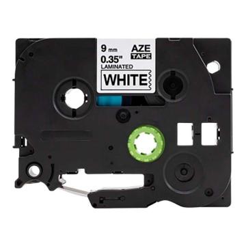 功成狮 标签色带，AZE-221GCDY0193 宽度9mm 白底黑字，适用于兄弟ＴＺ系列标签机 售卖规格：1卷