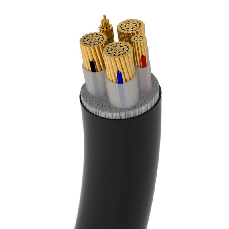 世腾 铜芯交联聚乙烯绝缘聚氯乙烯护套阻燃电缆，ZC-YJV-0.6/1kV-3*6+2*4 售卖规格：1米
