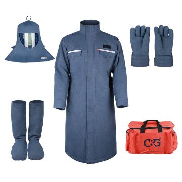诚格 27cal防电弧服大袍套装（大袍、手套、腿套、封闭式头罩、套装包），ArcPro-RBKit-27-XXL 售卖规格：1套
