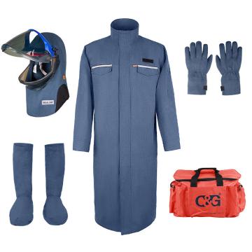 诚格 40cal防电弧服大袍套装（大袍、手套、腿套、前开式头罩、套装包），ArcPro-RBKit2-40G-XXXL 售卖规格：1套