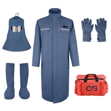 诚格 27cal防电弧服大袍套装（大袍、手套、腿套、封闭式头罩、套装包），ArcPro-RBKit-DP27G-1-M 售卖规格：1套