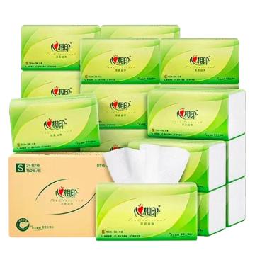 心相印 茶语系列3层150抽塑包面巾纸（软包抽纸 ），DT15150 131×190mm 售卖规格：24包/箱