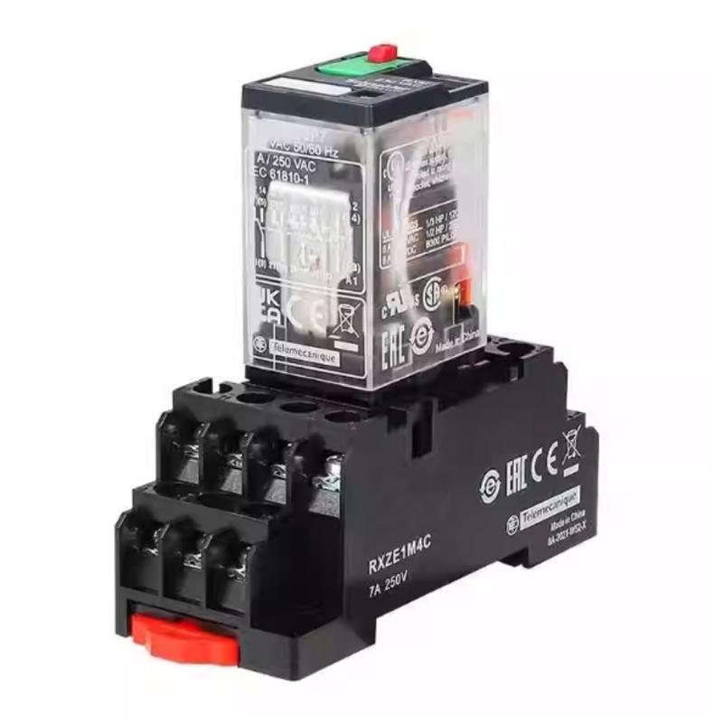 威斯特 中间小型继电器，14脚继电器套装DC24V线圈（继电器+底座）6A 售卖规格：2件/套