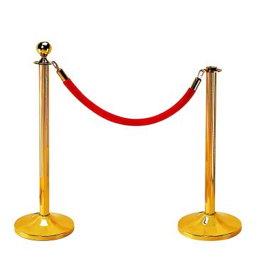 典亮 钛金圆头 挂绳1米线（一柱一绳），钛金杆、红绒绳，1000*1500mm 售卖规格：1套