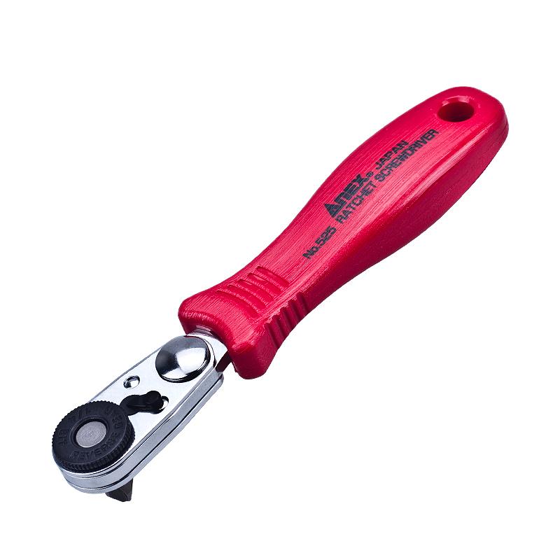 安力士牌 (ANEX)棘轮螺丝批扳手直头，No.525 售卖规格：1套