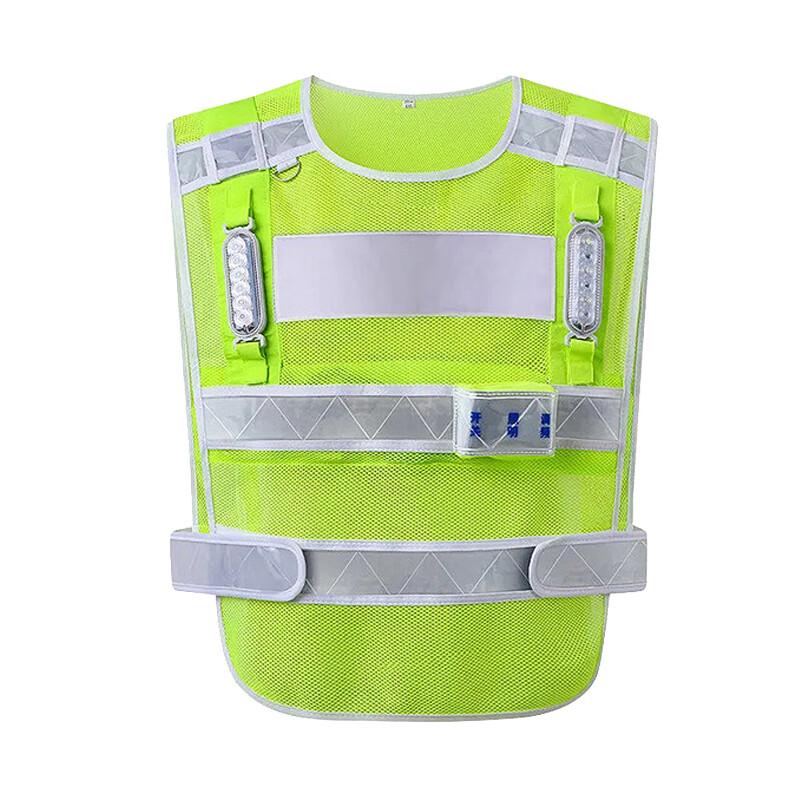 征战虎 LED灯反光背心马甲，BS01 荧光黄 均码 可定制LOGO 售卖规格：1件