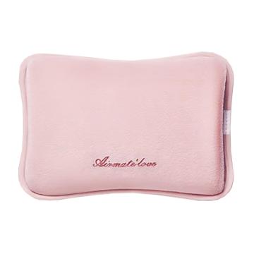 艾美特 热水袋，GW01亲肤绒粉色双插 售卖规格：1台