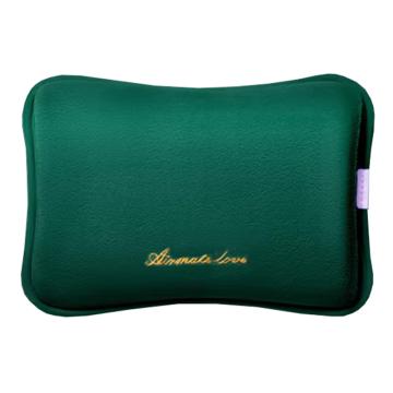 艾美特 热水袋，GW01亲肤绒绿色双插 售卖规格：1台