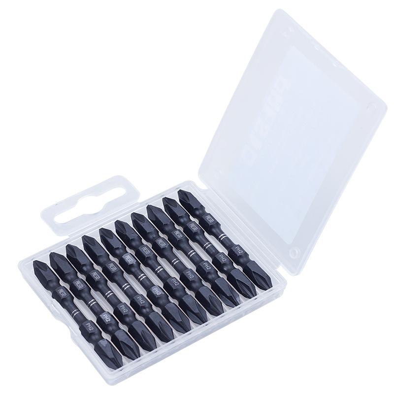 百事通 (PRESTO)S2双头批头 PH2X65mm 10支装，9S982PH265 售卖规格：10支/套