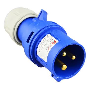 德力西/DELIXI 工业插头，DHADEP2023U， DEP2-023 32A 3芯 250V IP44 售卖规格：1个