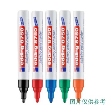 西域推荐 实验室用油漆笔 edding751 红??/耐高温/1-2，CC-4233-02 售卖规格：10支/盒