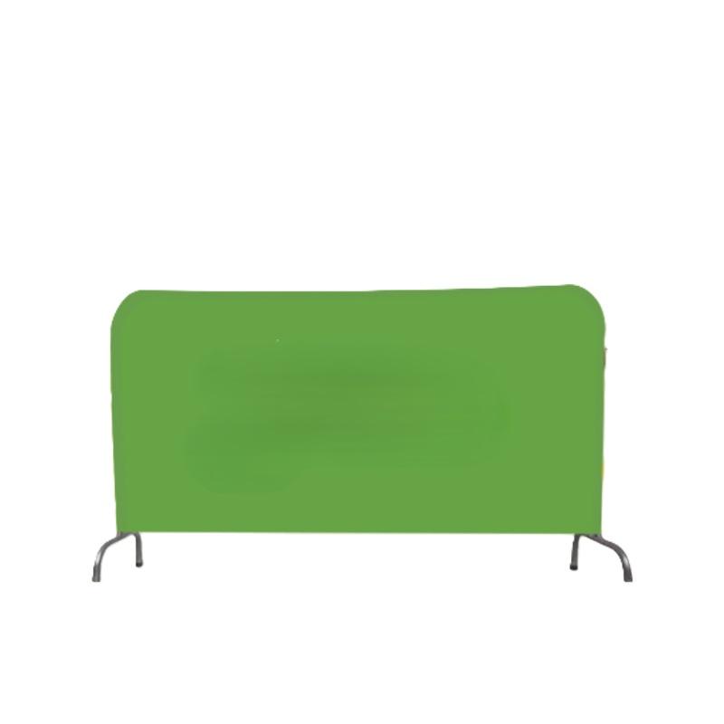 好工邦 铁马套定制广告布套不锈钢护栏套，防水弹力布印全彩LOGO，150*85cm  售卖规格：1块