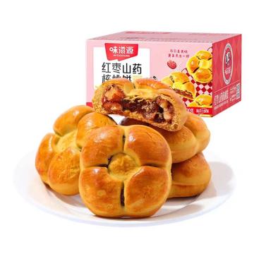 味滋源 红枣山药核桃饼300g，一箱300g. 售卖规格：10盒/盒