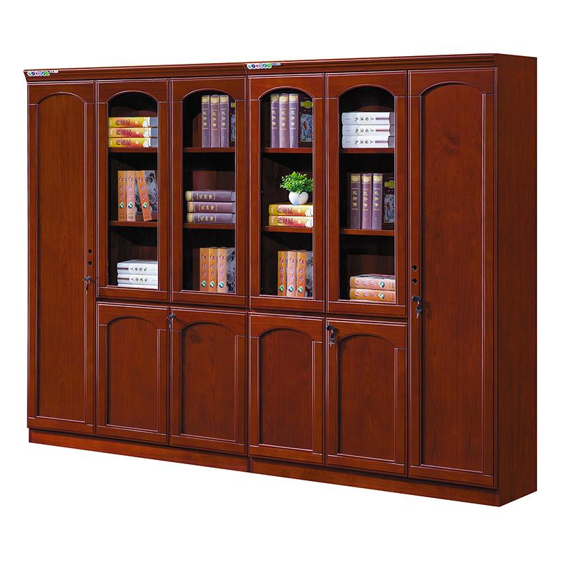 臻远 木质文件柜展示柜油漆贴木皮资料柜书柜 组合柜，ZY051434 2700*400*2000mm 售卖规格：1台