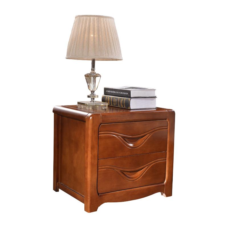 臻远 实木床头柜,矮柜,储物柜,抽屉收纳柜，ZY4030701 540*410*490mm 售卖规格：1个