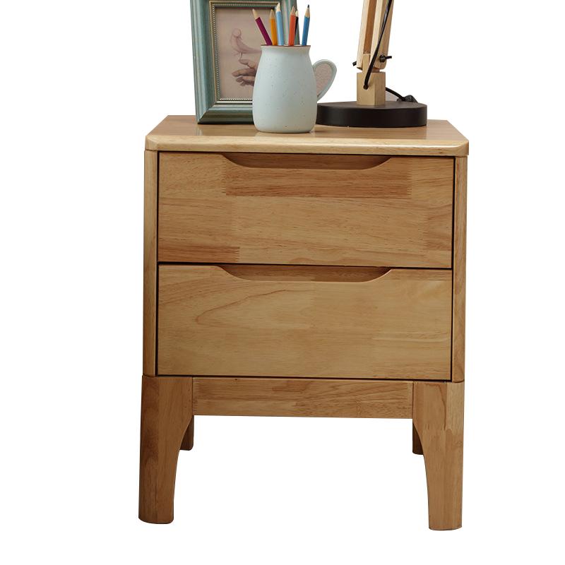 臻远 实木床头柜,矮柜,储物柜,抽屉收纳柜，ZY4030705 420*400*500mm 售卖规格：1个