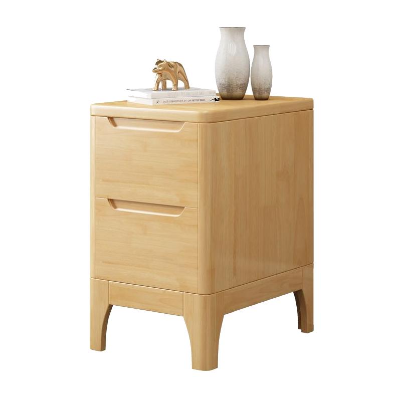 臻远 实木床头柜,矮柜,储物柜,抽屉收纳柜，ZY4030902 350*410*500mm 售卖规格：1个