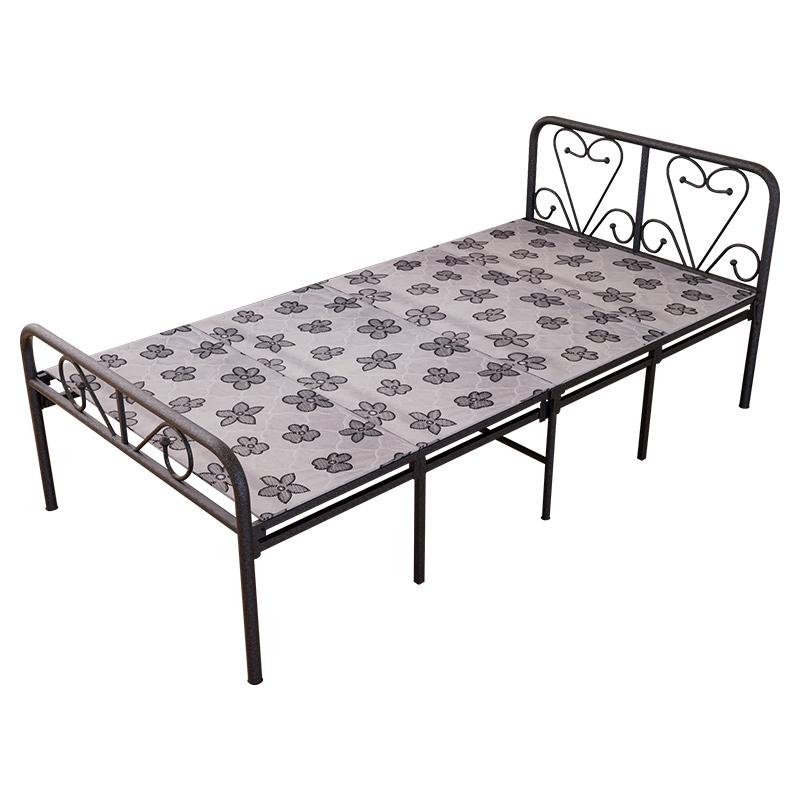 臻远 钢木床,简易折叠床,单人床，ZY4052509 银彩1.2米 售卖规格：1张