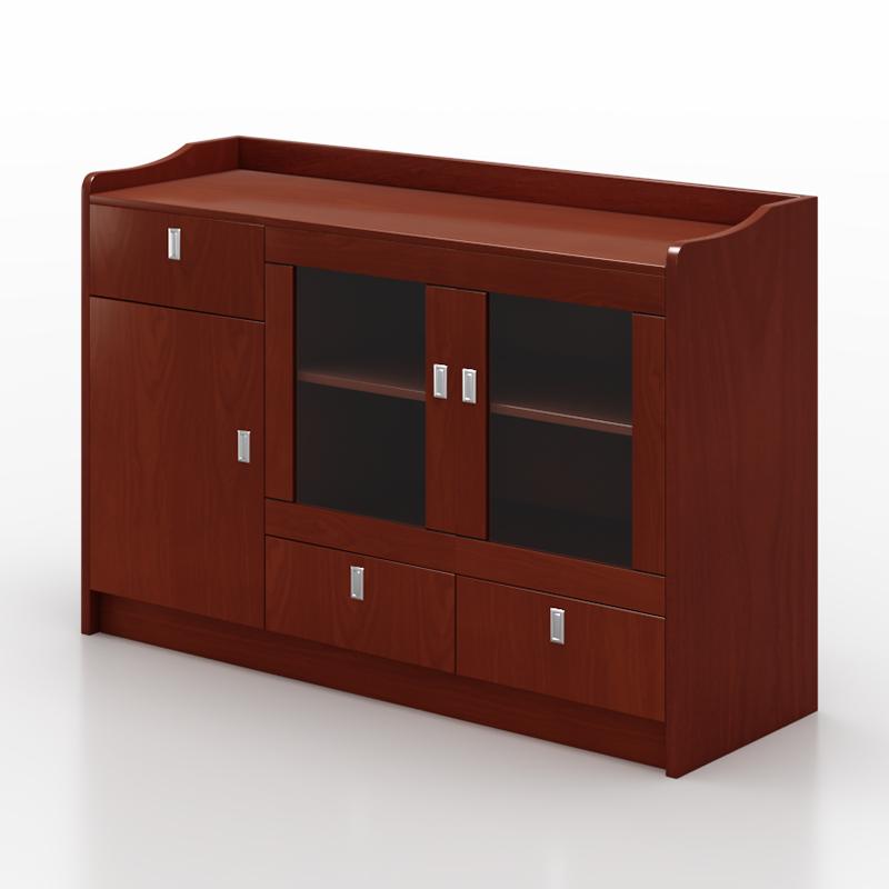 臻远 简约茶水柜木质贴皮油漆矮柜餐边柜收纳柜1.2米，ZY-CSG-1 1200*400*800mm 售卖规格：1个