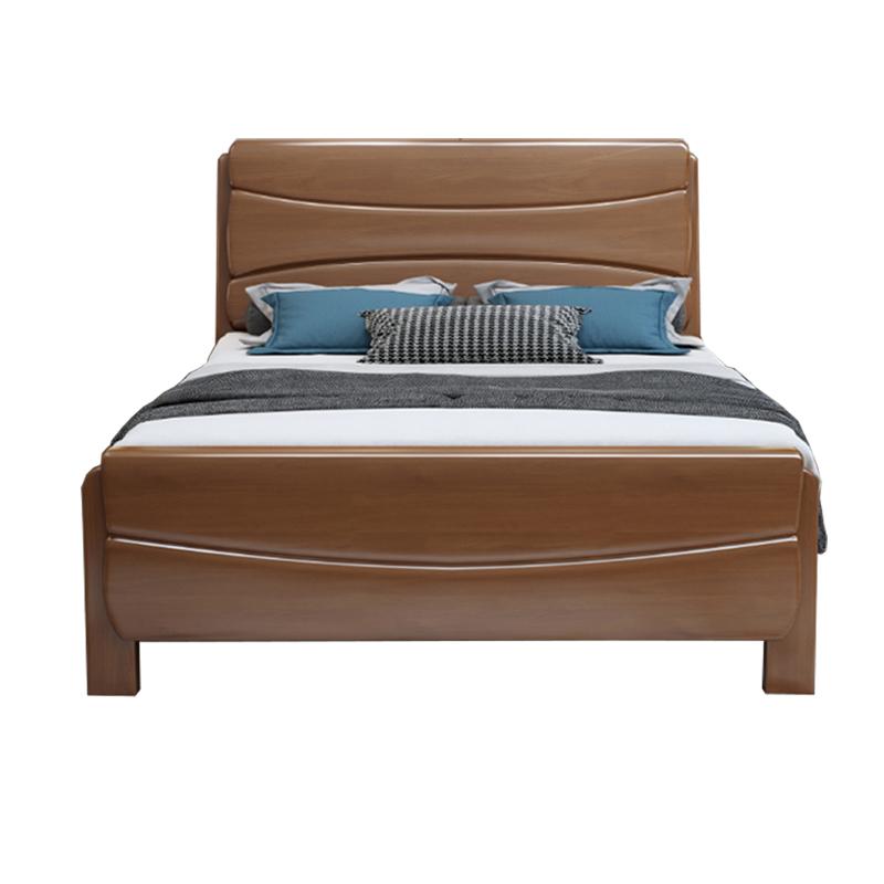 臻远 现代简约实木床,双人床,家用床,卧室床，ZY-SMC-70 1800*2000*100mm 售卖规格：1张