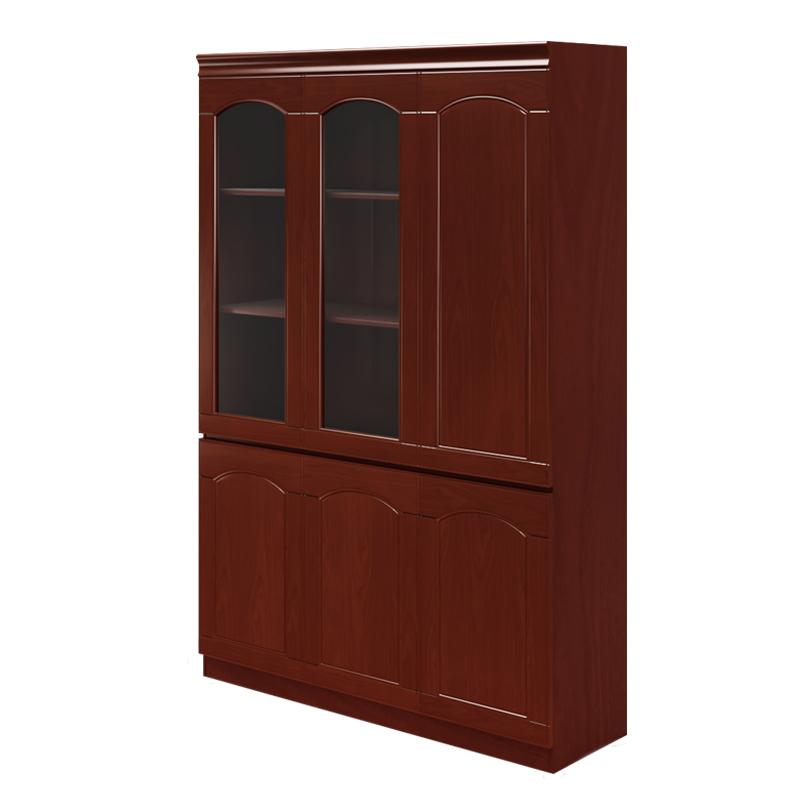 臻远 文件柜油漆贴木皮资料柜书柜，ZY-YGB-03 1350*400*2000mm 售卖规格：1个