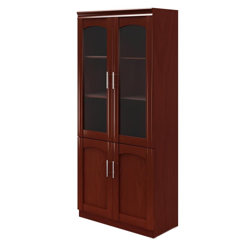 臻远 文件柜油漆贴木皮资料柜书柜，ZY-YGB-06 900*400*2000mm 售卖规格：1个