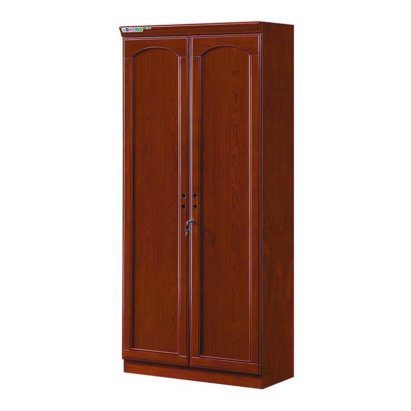 臻远 木质文件柜油漆贴木皮资料柜书柜 二门，ZY051401* 900*400*2000mm 售卖规格：1台