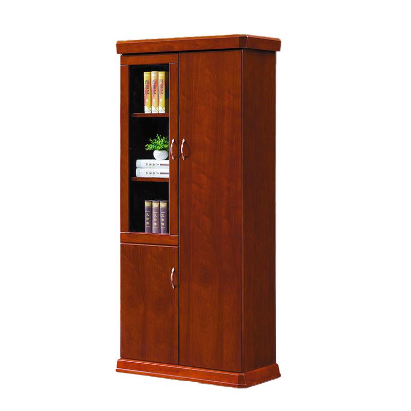 臻远 木质文件柜油漆贴木皮资料柜书柜 二门，ZY051409* 900*400*2000mm 售卖规格：1台