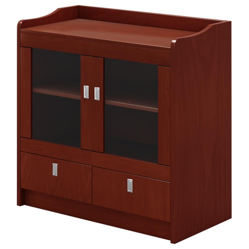 臻远 简约茶水柜木质贴皮油漆矮柜餐边柜收纳柜0.8米，ZY-CSG-2* 800*400*800mm 售卖规格：1个