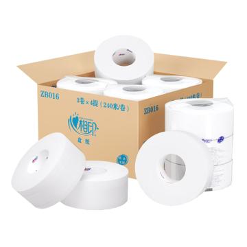 心相印 2层240米大卷纸，ZB016 120×92mm 售卖规格：12卷/箱
